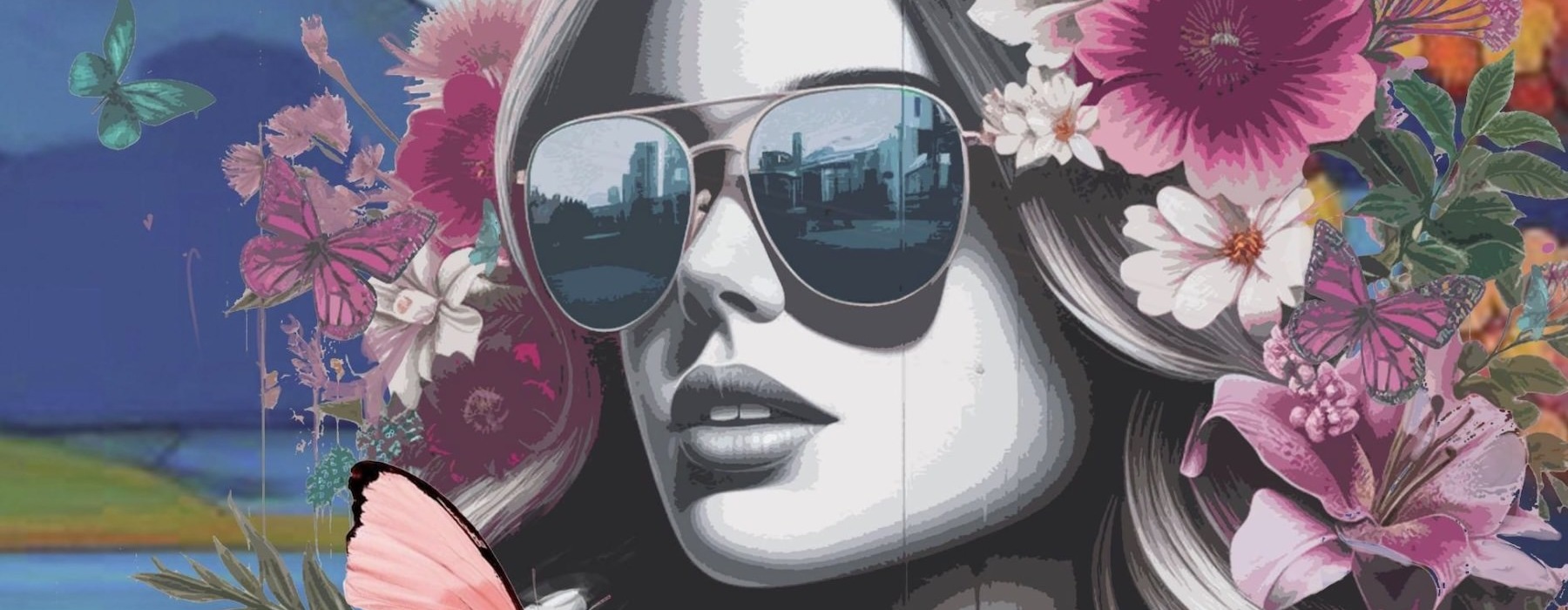 a person wearing sunglasses